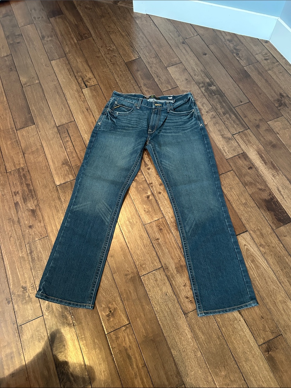 Ariat Men's Dark Blue Straight Leg Jeans